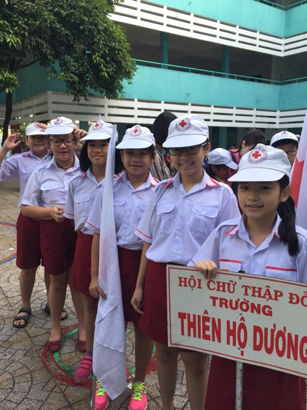 Hội thi Chữ thập đỏ cấp Quận năm học 2017-2018